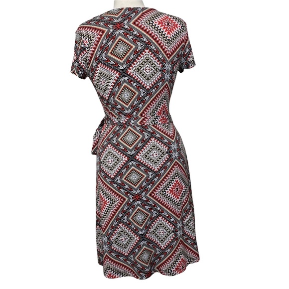 SUZY SHIER Wrap Short Sleeves Dress Size Small - Picture 3 of 10